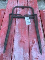 Antique hay forks