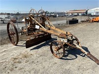 Horse drawn road grader