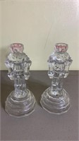 2- 9" Soldier Candle Holders