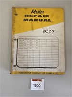 Ford 1955 & 1956 Master Repair Manual (Body)