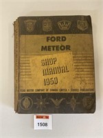 1959 Ford Meteor Shop Manual. Moderate Wear
