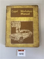 Ford Capri 3000 GT Workshop Manual