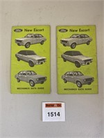 2 X Ford New Escort Mechanics Data Guides