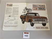 1964 Ford F-250 Trucks Brochure