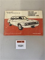 Ford Falcon & Fairmont Glovebox Manual