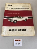 Ford 1978 ON - F Series Commercial Repair Manual