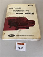 Ford 1981 F Series Supplementary Repair Manual