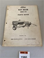 1966 Ford Hay Baler Series 530 Parts Book