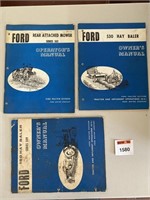 3 X Ford Tractor and Implements