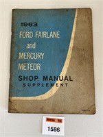 1963 Ford Fairlane and Mercury Meteor Shop Manual