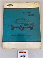 Ford F-100 4WD Repair Manual Supplement