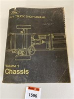 1974 Ford Truck Shop Manual Volume 1 Chassis
