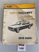 1977 Ford Escort L,GL and GHIA Repair Manual