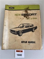 Ford New Escort L, XL and GHIA Repair Manual