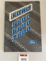 Ford 5600, 6600, 7600 Operators Manual