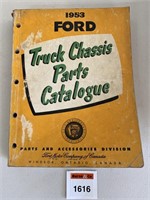 1953 Ford Truck Chassis Parts Catalogue