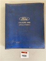 Ford Colours and Upholsteries Folder