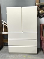 Lane modern white wardrobe dresser
