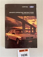 Ford Cortina Driver’s Operating Instructions