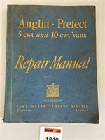 Ford Anglia. Prefect 5 cwt And 10 cwt Vans Repair