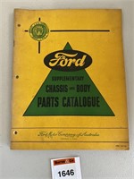 Ford Supplementary Chassis And Body Parts