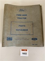 1966 Ford 6000 Tractor Parts Catalogue