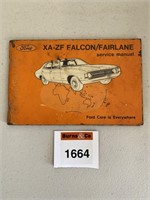 Ford XA-ZF Falcon / Fairlane Glovebox Manual