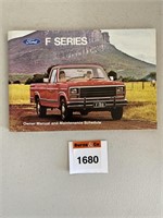 Ford F Series Owners Manual and Maintenance
