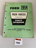 1954 Ford Truck Chassis Preliminarily Parts