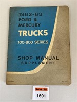 1962-63 Ford & Mercury Trucks 100-800 Series Shop