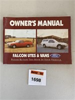 Falcon Utes & Vans Owners Manual