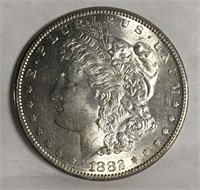 1882 S Morgan Silver Dollar - A. U.