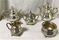 Gorham Sterling Silver 5 Pc. Tea Set