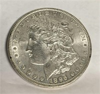 1896 Morgan Silver Dollar - A. U.