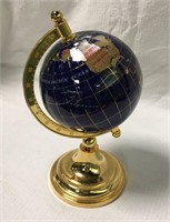 Inlaid Stone Table Top Globe