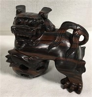 Oriental Carved Wooden Fudog