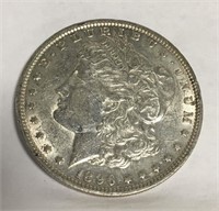 1896 Morgan Silver Dollar - A. U.