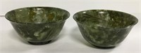 Pair Of Jade Bowls