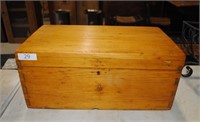 small pine dovetailed box