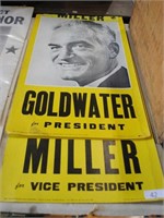 campaign posters - goldwater/miller