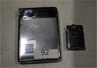 cigarette case/ighter and ronson lighter