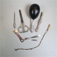7 pc. Sterling Sewing Items Collection,