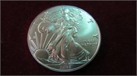 2018 1 OZ .999 SILVER EAGLE GEM BU