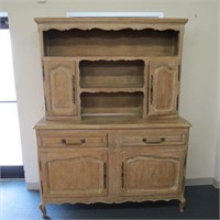 Antique French Stepback Cupboard,
