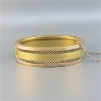 Victorian Gold-filled Bangle Bracelet,