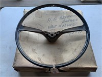 NOS Mid Century Car Steering Wheel