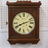 Victorian Wall Clock Barnes Brothers Bristol, CT,