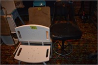 Shower chair footstool & bar stool