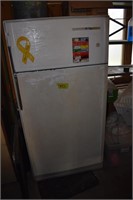 White fridge (garage)