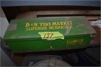 B & S Tire market, Superior Tool box-saws etc.